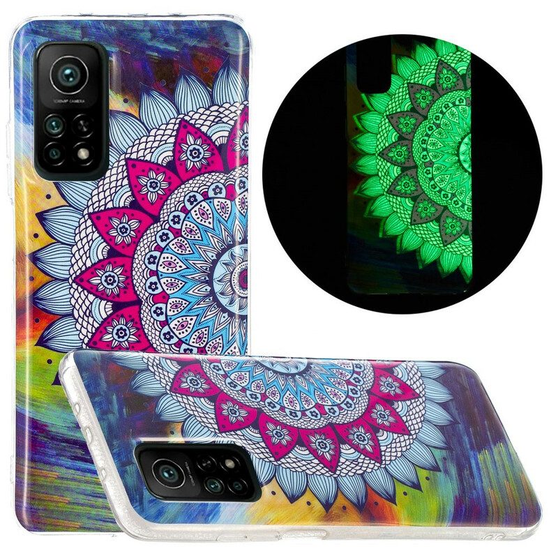 Cover Xiaomi Mi 10T / 10T Pro Mandala Colorato Fluorescente