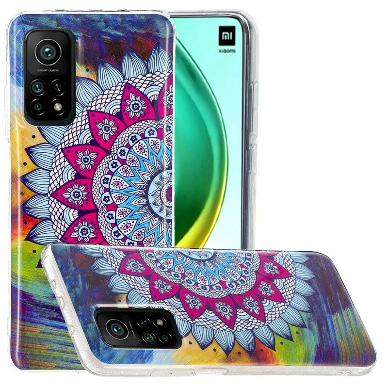 Cover Xiaomi Mi 10T / 10T Pro Mandala Colorato Fluorescente