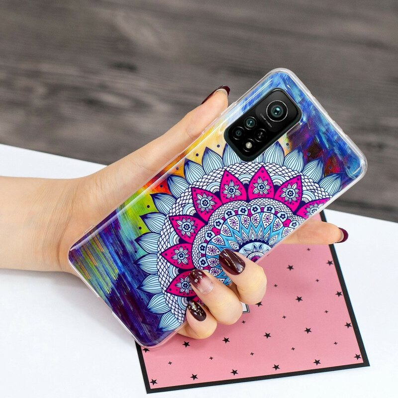 Cover Xiaomi Mi 10T / 10T Pro Mandala Colorato Fluorescente