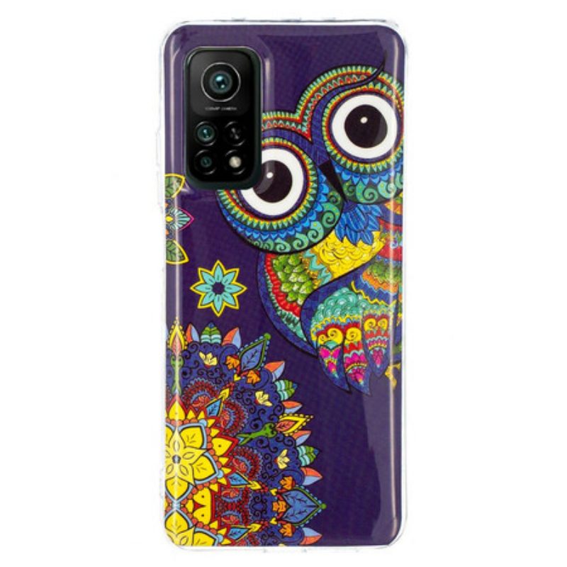 Cover Xiaomi Mi 10T / 10T Pro Mandala Gufo Fluorescente