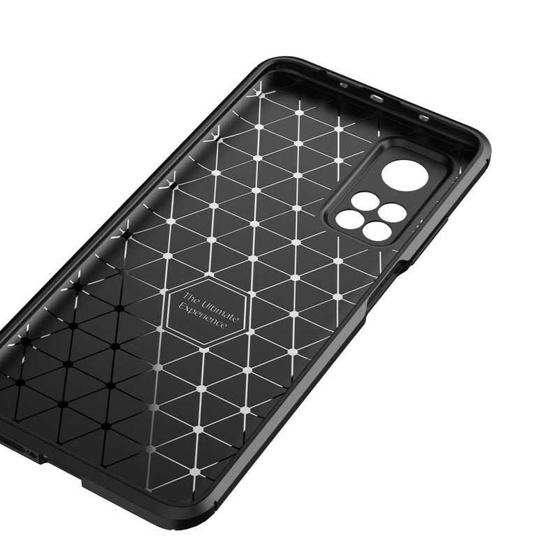 Cover Xiaomi Mi 10T / 10T Pro Struttura Flessibile In Fibra Di Carbonio