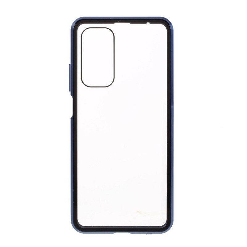 Cover Xiaomi Mi 10T / 10T Pro Vetro Temperato Anteriore E Posteriore E Metallo