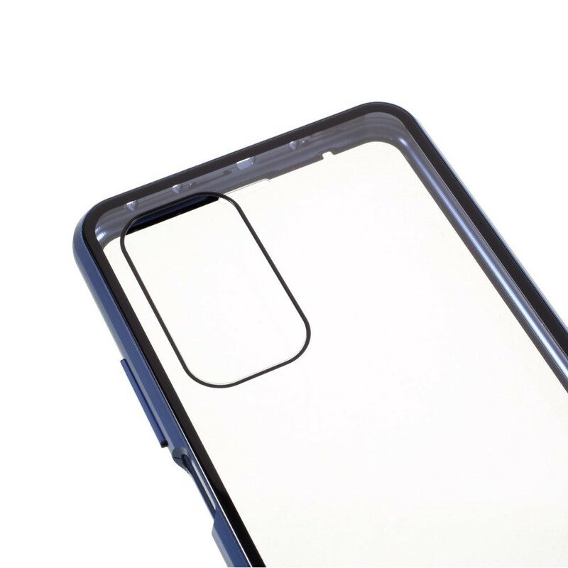 Cover Xiaomi Mi 10T / 10T Pro Vetro Temperato Anteriore E Posteriore E Metallo