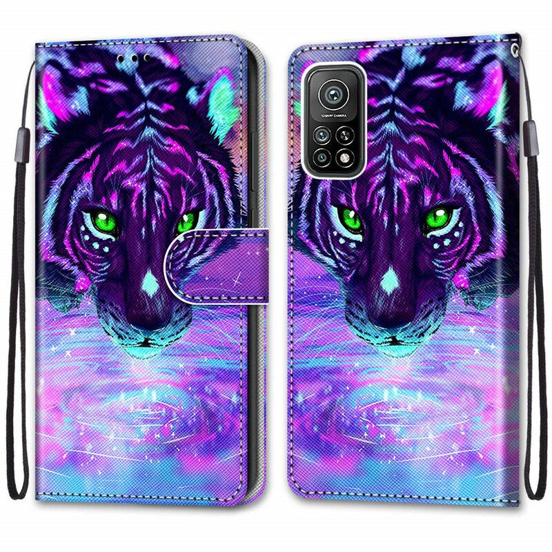 Custodia in pelle Xiaomi Mi 10T / 10T Pro Felino Magico