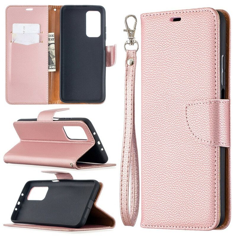 Custodia in pelle Xiaomi Mi 10T / 10T Pro Folio Cover Litchi Rabat Obliquo