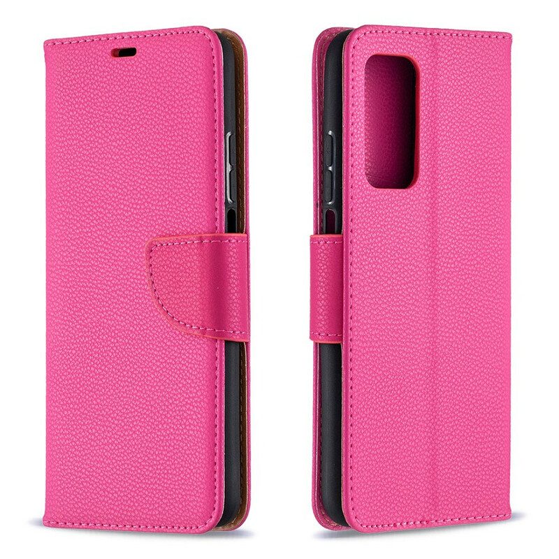 Custodia in pelle Xiaomi Mi 10T / 10T Pro Folio Cover Litchi Rabat Obliquo