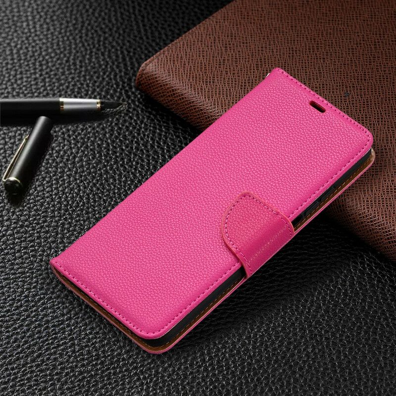 Custodia in pelle Xiaomi Mi 10T / 10T Pro Folio Cover Litchi Rabat Obliquo