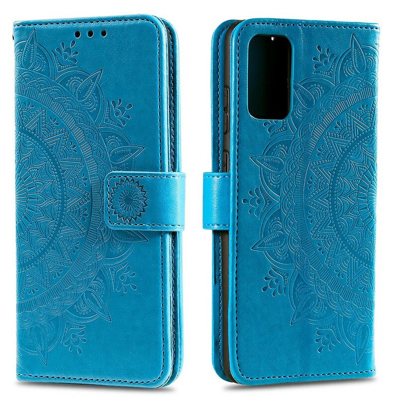 Custodia in pelle Xiaomi Mi 10T / 10T Pro Mandala Del Sole