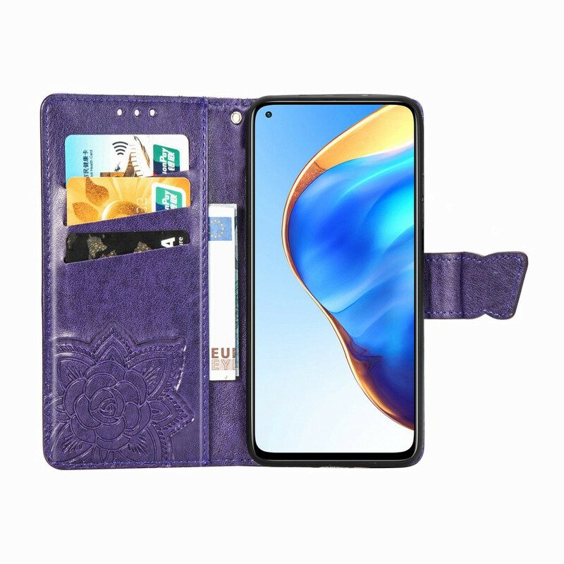 Custodia in pelle Xiaomi Mi 10T / 10T Pro Mezze Farfalle