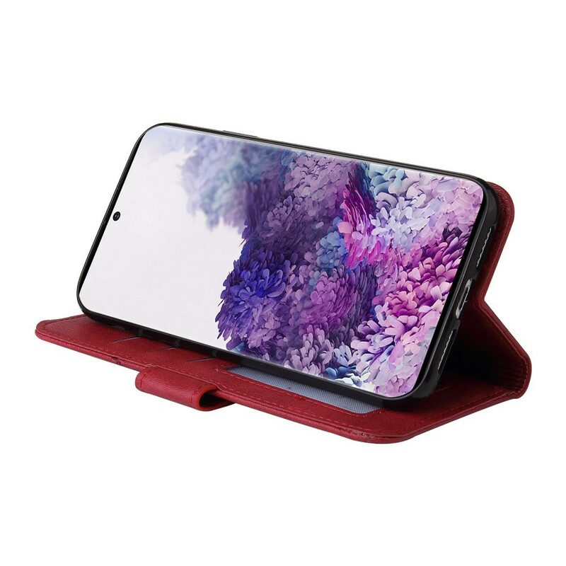 Custodia in pelle Xiaomi Mi 10T / 10T Pro Similpelle Fantasia Metallo Gq.utrobe