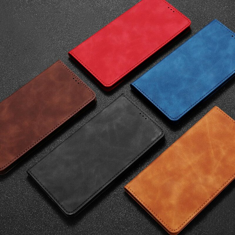 Folio Cover Xiaomi Mi 10T / 10T Pro Custodia in pelle Tocco Di Pelle