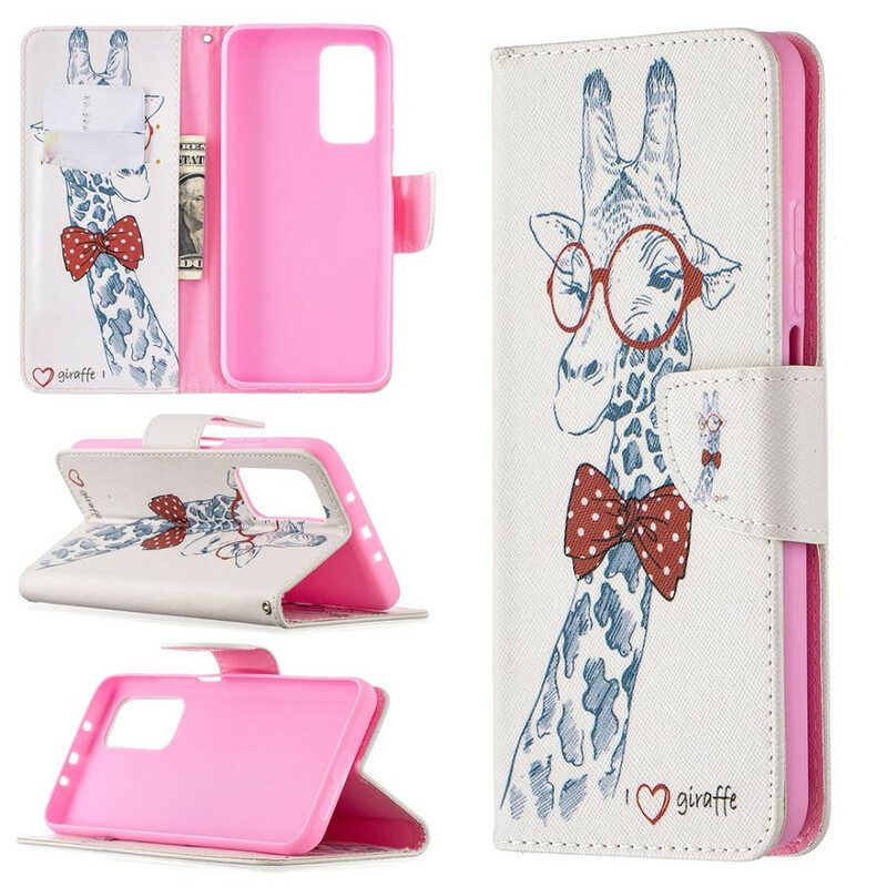 Folio Cover Xiaomi Mi 10T / 10T Pro Giraffa Intelligente