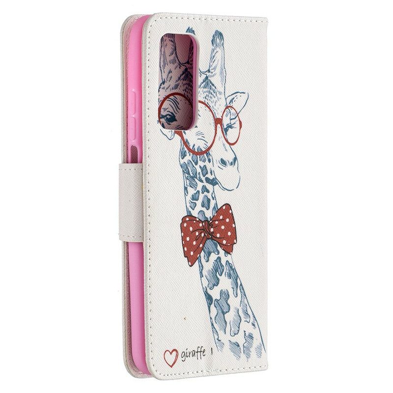 Folio Cover Xiaomi Mi 10T / 10T Pro Giraffa Intelligente