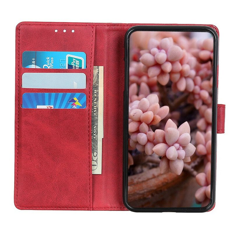 Folio Cover Xiaomi Mi 10T / 10T Pro Retro Effetto Pelle Opaca