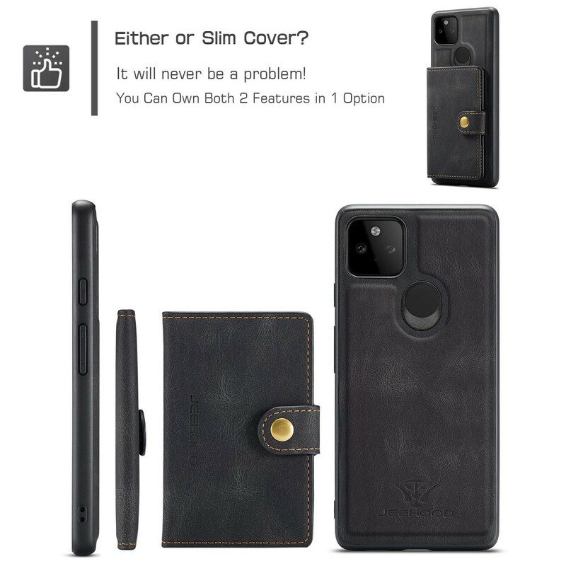 Cover Google Pixel 5A Portacarte Staccabile