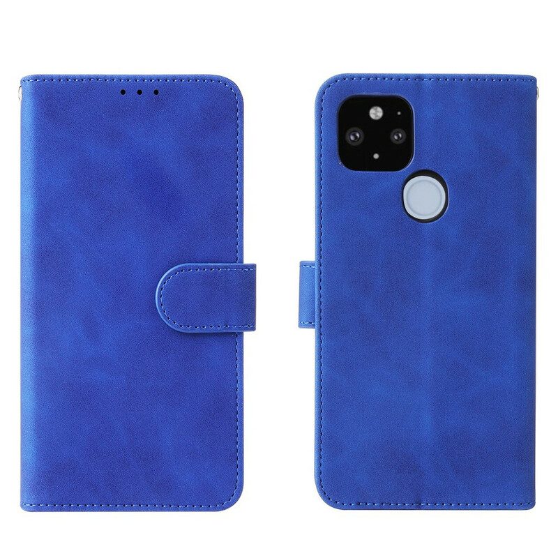 Custodia in pelle Google Pixel 5A Tocco Di Pelle