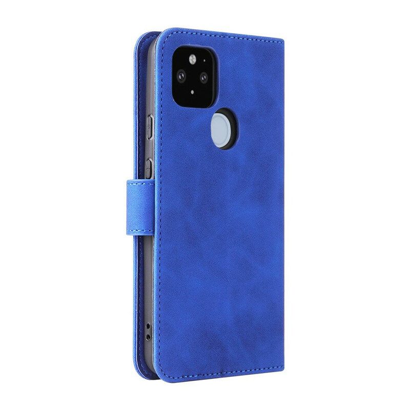 Custodia in pelle Google Pixel 5A Tocco Di Pelle