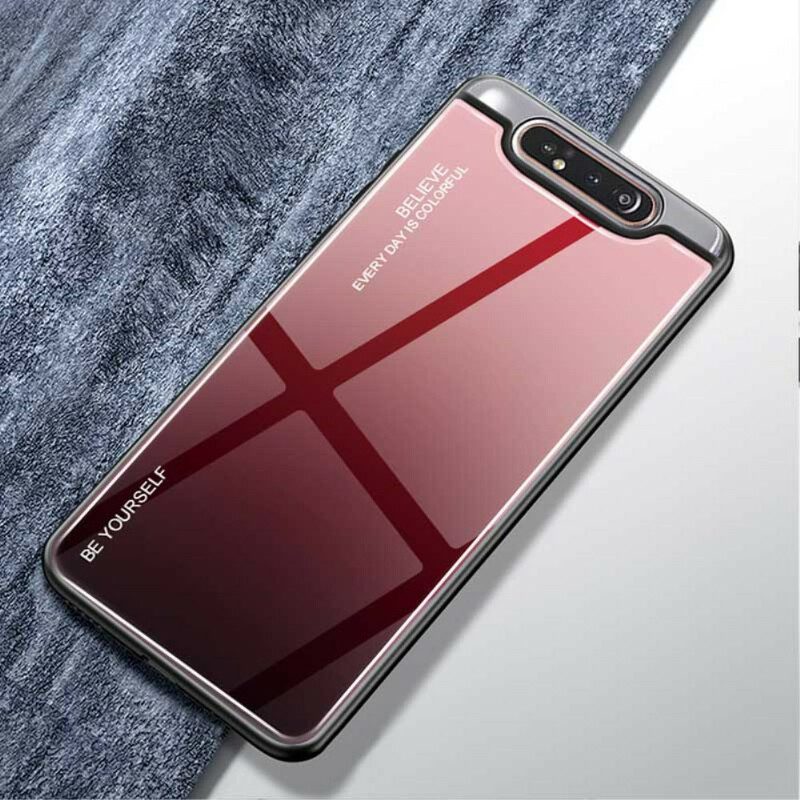 Cover Samsung Galaxy A80 / A90 Vetro Temperato Sii Te Stesso