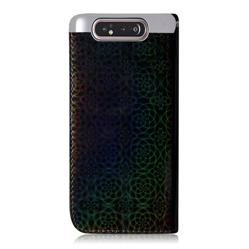 Custodia in pelle Samsung Galaxy A80 / A90 Colore Puro