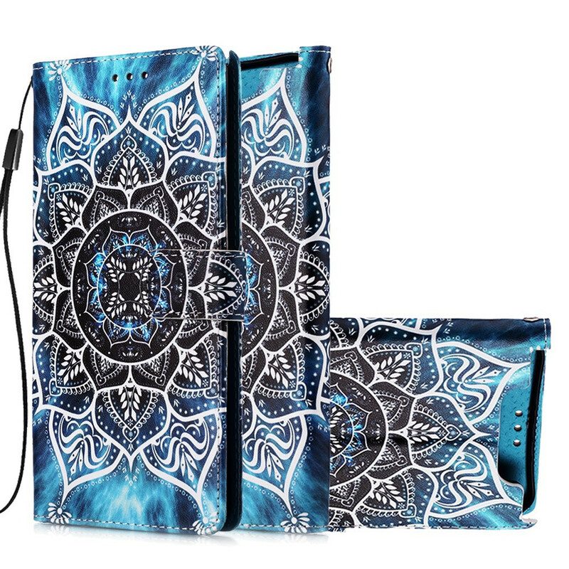 Custodia in pelle Samsung Galaxy A80 / A90 Mandala Nel Cielo