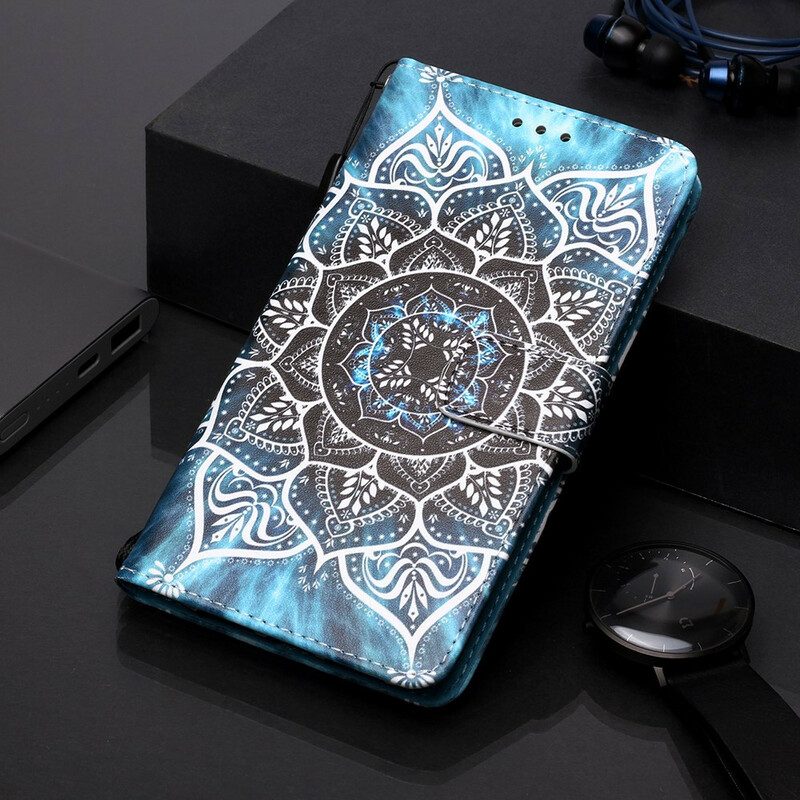 Custodia in pelle Samsung Galaxy A80 / A90 Mandala Nel Cielo