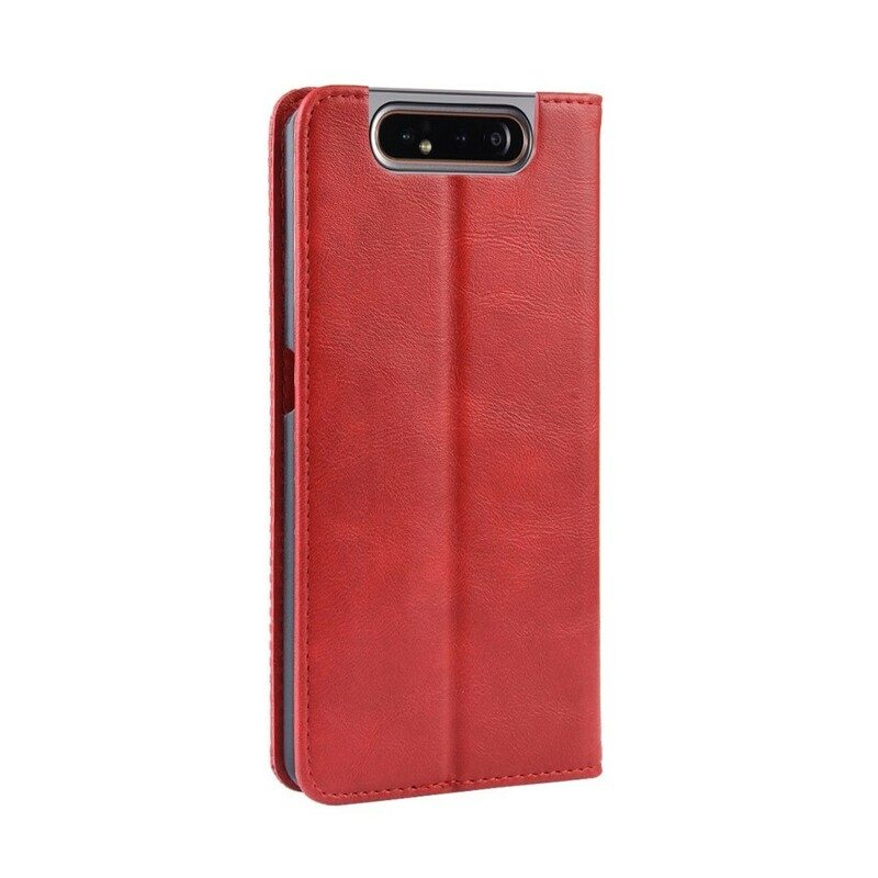 Folio Cover Samsung Galaxy A80 / A90 Custodia in pelle Ecopelle Stilizzata