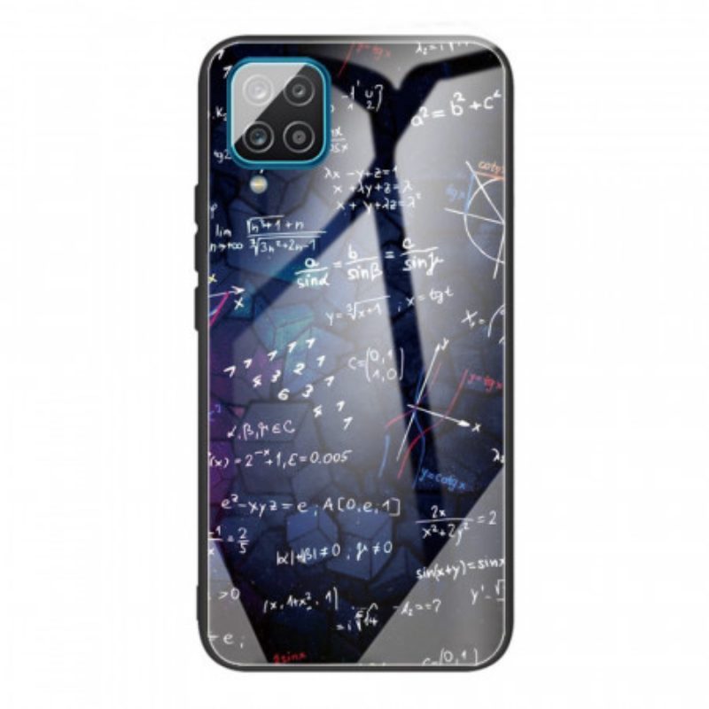 Cover Samsung Galaxy M32 Calcoli Matematici In Vetro Temperato