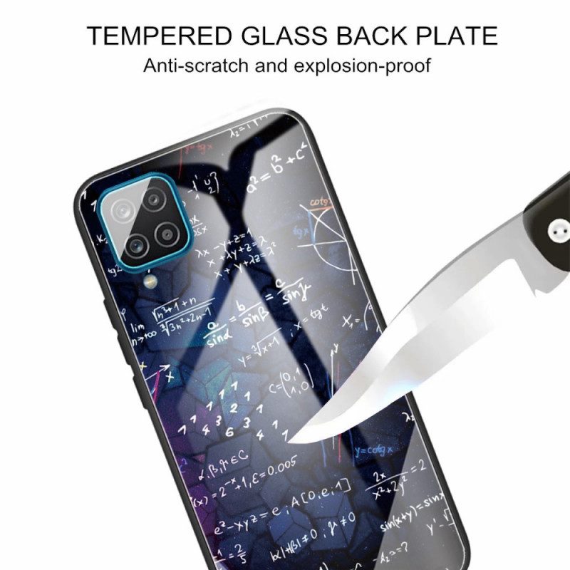 Cover Samsung Galaxy M32 Calcoli Matematici In Vetro Temperato