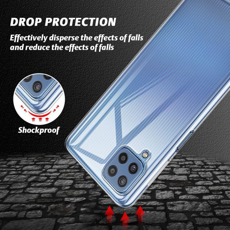 Cover Samsung Galaxy M32 Combo E Schermo In Vetro Temperato