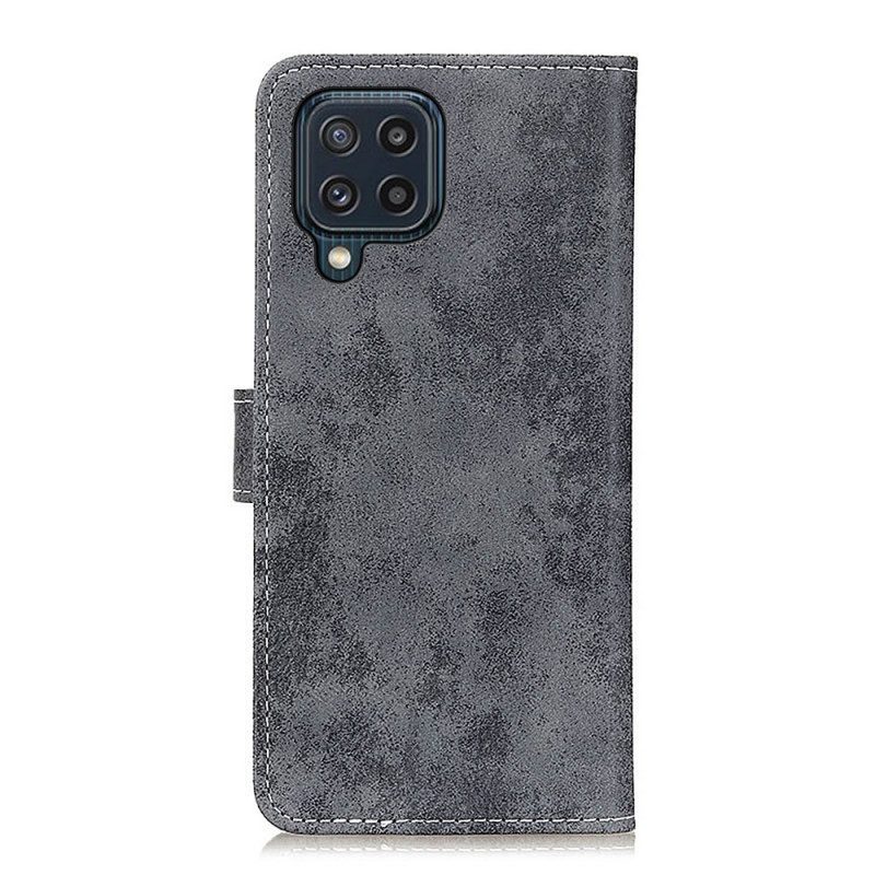 Custodia in pelle Samsung Galaxy M32 Ecopelle Vintage