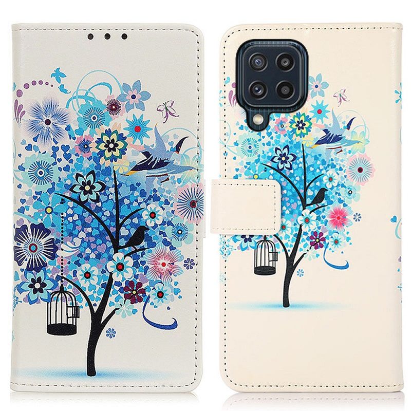 Folio Cover Samsung Galaxy M32 Albero In Fiore