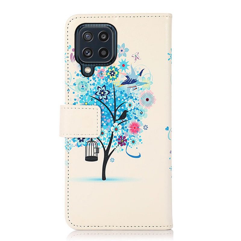 Folio Cover Samsung Galaxy M32 Albero In Fiore