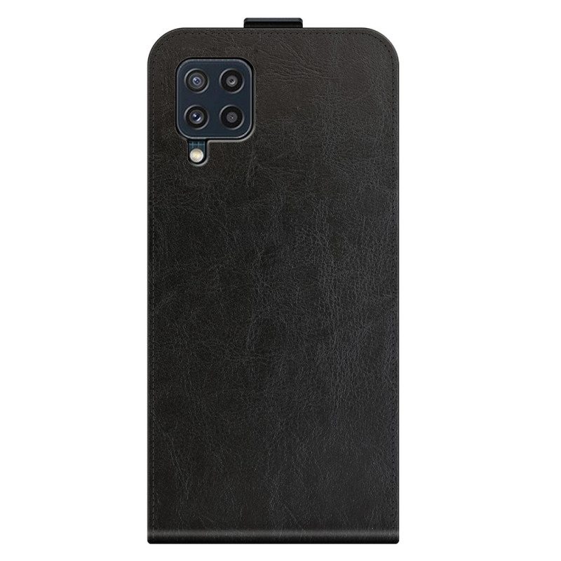 Folio Cover Samsung Galaxy M32 Custodia in pelle Patta Verticale Effetto Pelle