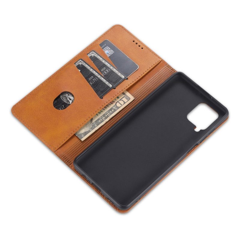 Folio Cover Samsung Galaxy M32 Custodia in pelle Stile In Pelle Azns