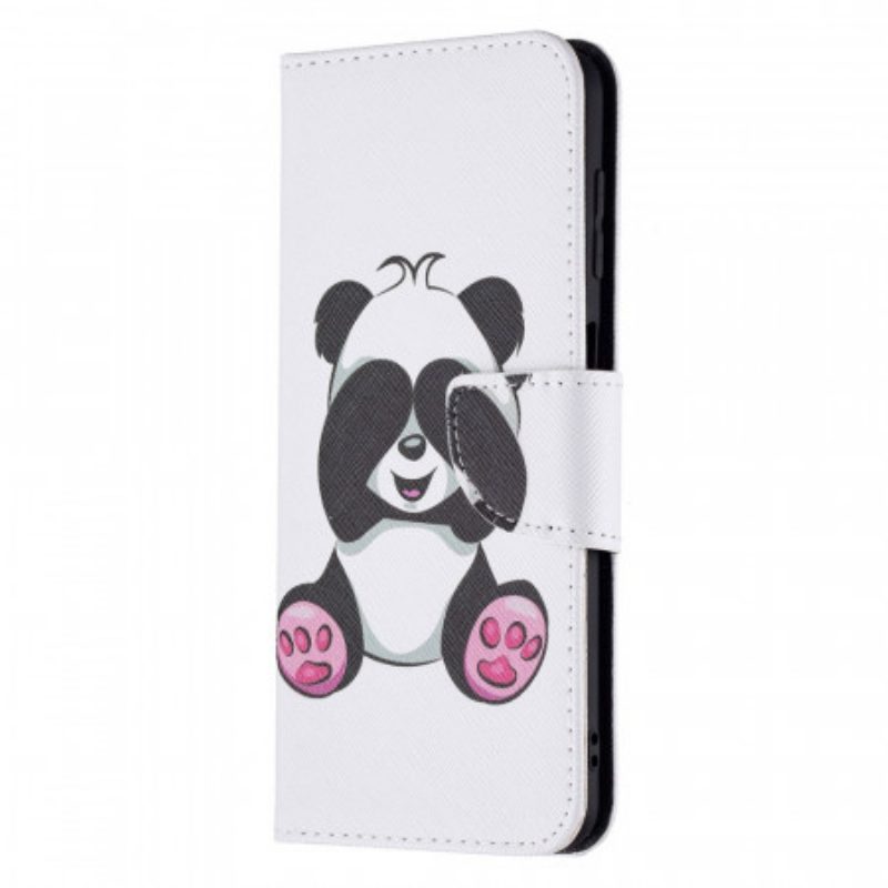 Folio Cover Samsung Galaxy M32 Divertimento Panda