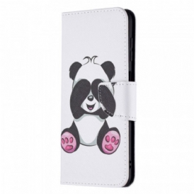 Folio Cover Samsung Galaxy M32 Divertimento Panda