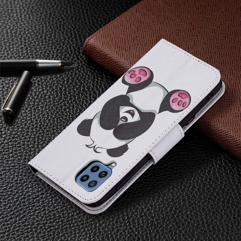 Folio Cover Samsung Galaxy M32 Divertimento Panda