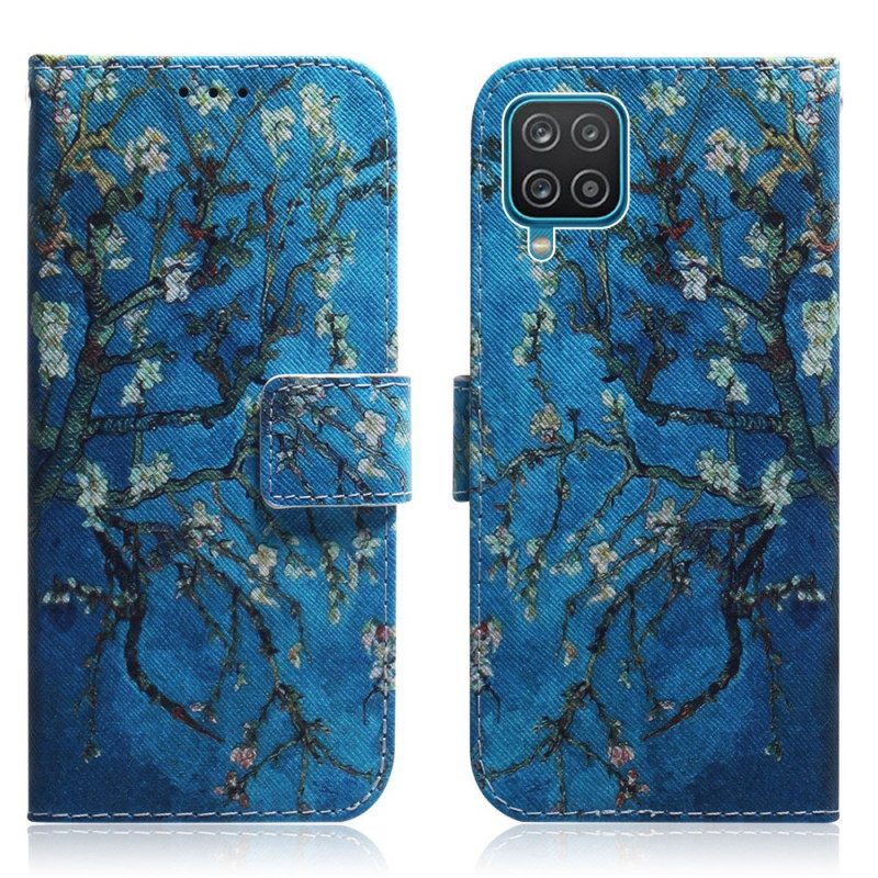 Folio Cover Samsung Galaxy M32 Ramo Di Un Albero In Fiore