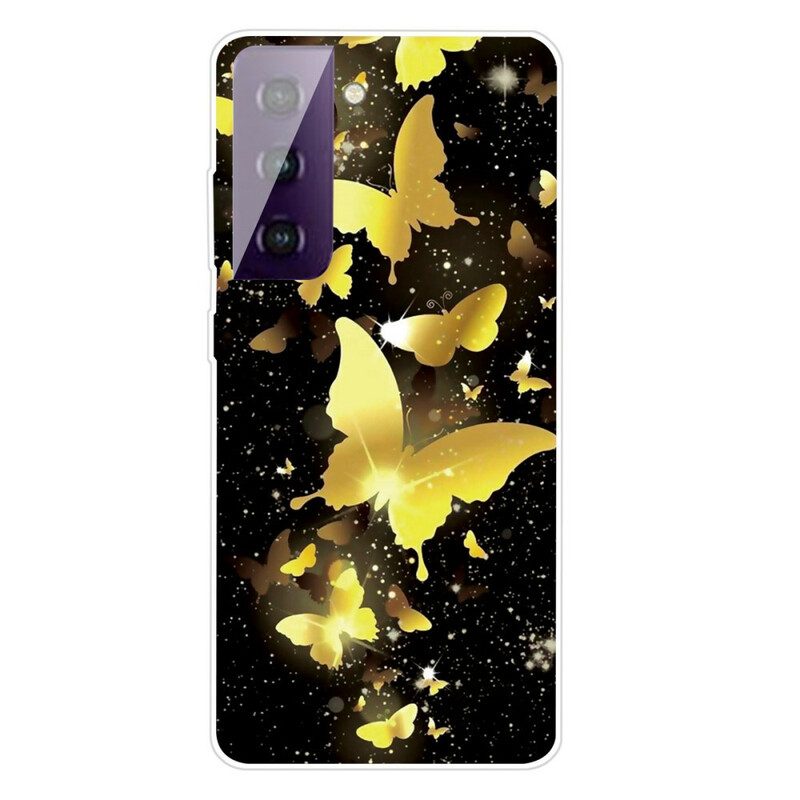 Cover Samsung Galaxy S21 Plus 5G Belle Farfalle Farfalle