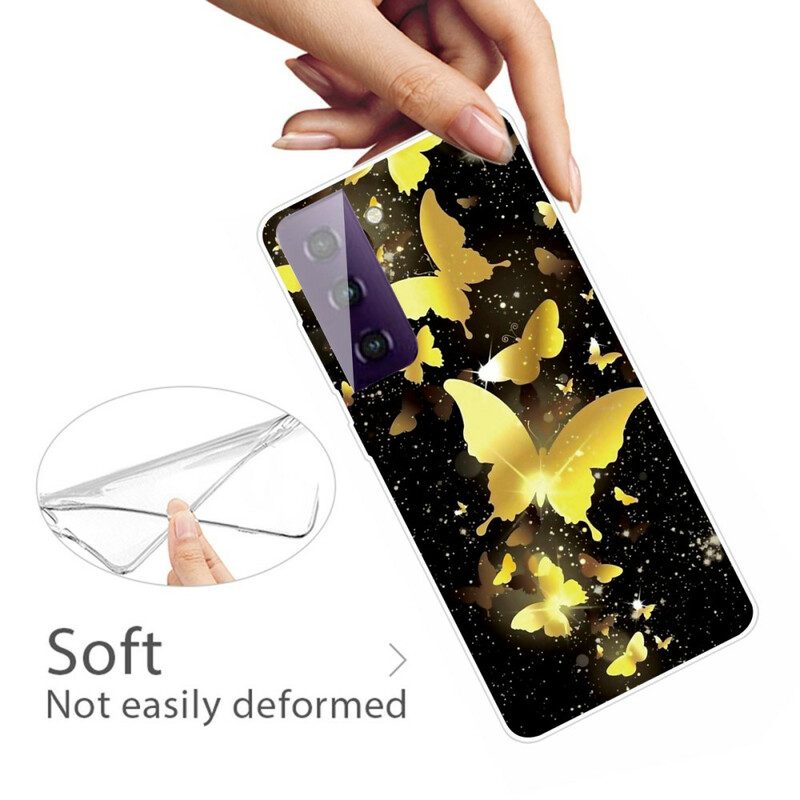 Cover Samsung Galaxy S21 Plus 5G Belle Farfalle Farfalle