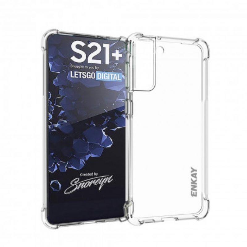 Cover Samsung Galaxy S21 Plus 5G Enkay Combo E Vetro Temperato