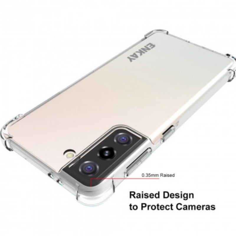 Cover Samsung Galaxy S21 Plus 5G Enkay Combo E Vetro Temperato