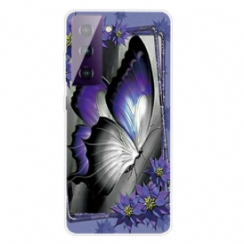 Cover Samsung Galaxy S21 Plus 5G Farfalla Reale