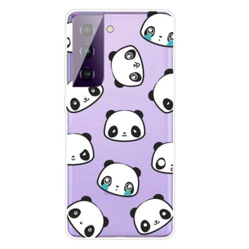 Cover Samsung Galaxy S21 Plus 5G Panda Sentimentali Senza Soluzione Di Continuità