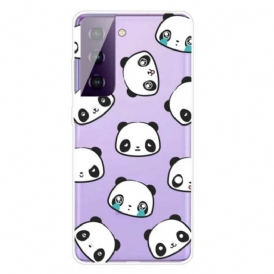 Cover Samsung Galaxy S21 Plus 5G Panda Sentimentali Senza Soluzione Di Continuità