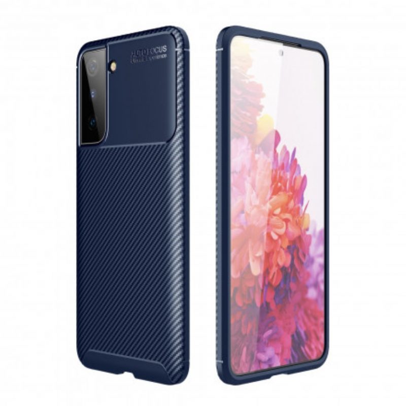 Cover Samsung Galaxy S21 Plus 5G Struttura Flessibile In Fibra Di Carbonio