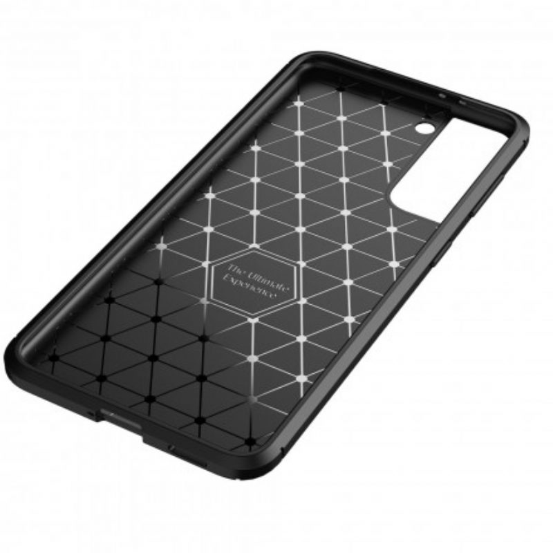 Cover Samsung Galaxy S21 Plus 5G Struttura Flessibile In Fibra Di Carbonio