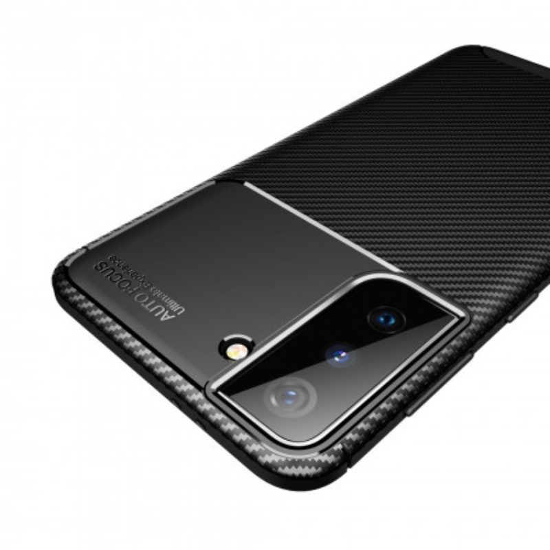 Cover Samsung Galaxy S21 Plus 5G Struttura Flessibile In Fibra Di Carbonio