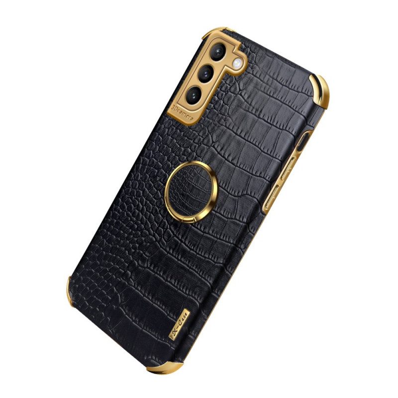 Cover Samsung Galaxy S21 Plus 5G X-case Effetto Pelle Di Coccodrillo