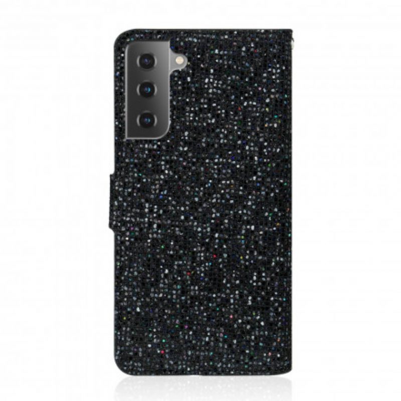 Custodia A Portafoglio Samsung Galaxy S21 Plus 5G Design A S Con Paillettes